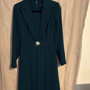 BGL Teal Long Sleeve Dress
